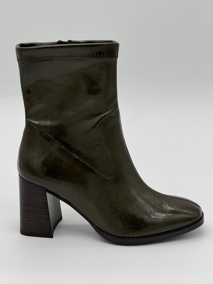 Khaki Ankle Boots 2-25303-47 725 Marco Tozzi