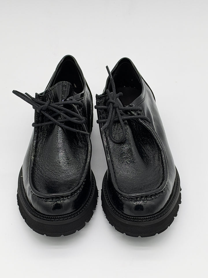 Mocassins noir cuir 213/100 Naplak Nero Semerdjian