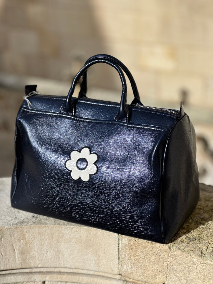 Seahorse BOWLING navy vinyl bag