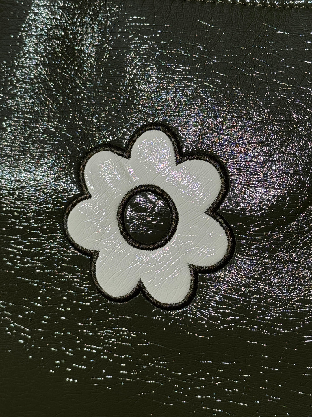 Khaki vinyl bag BOWLING Hippocampe