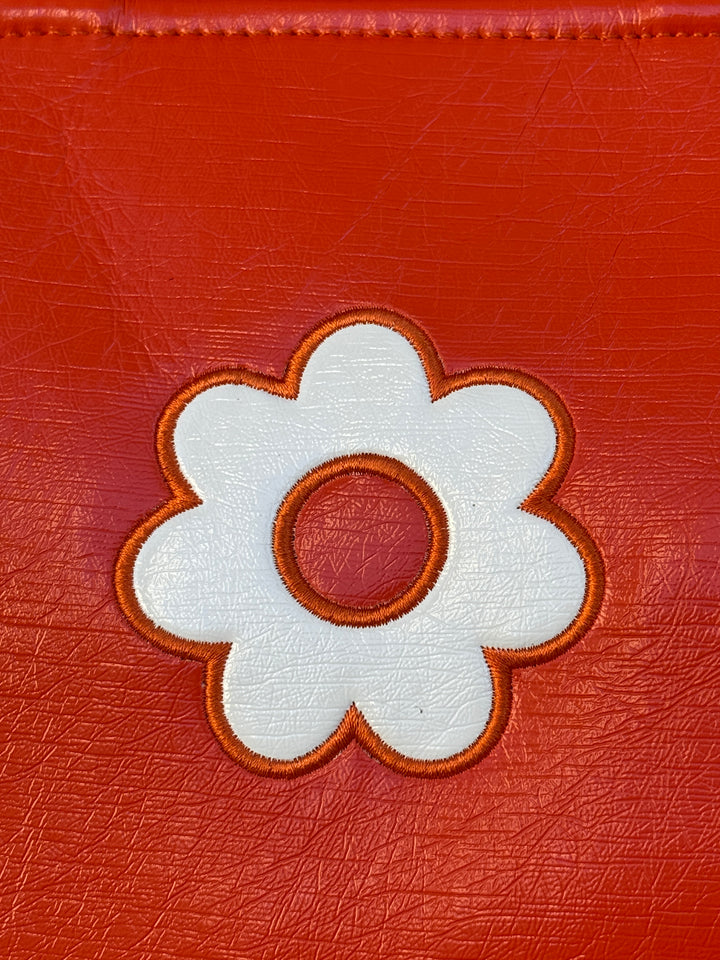 Orange vinyl bag BOWLING Hippocampe