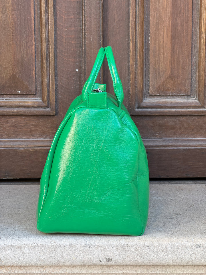 Sac en vinyle vert brésil BOWLING Hippocampe