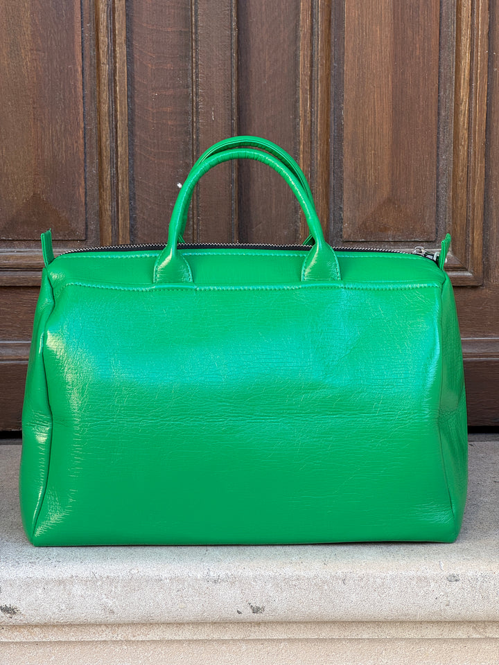 Sac en vinyle vert brésil BOWLING Hippocampe