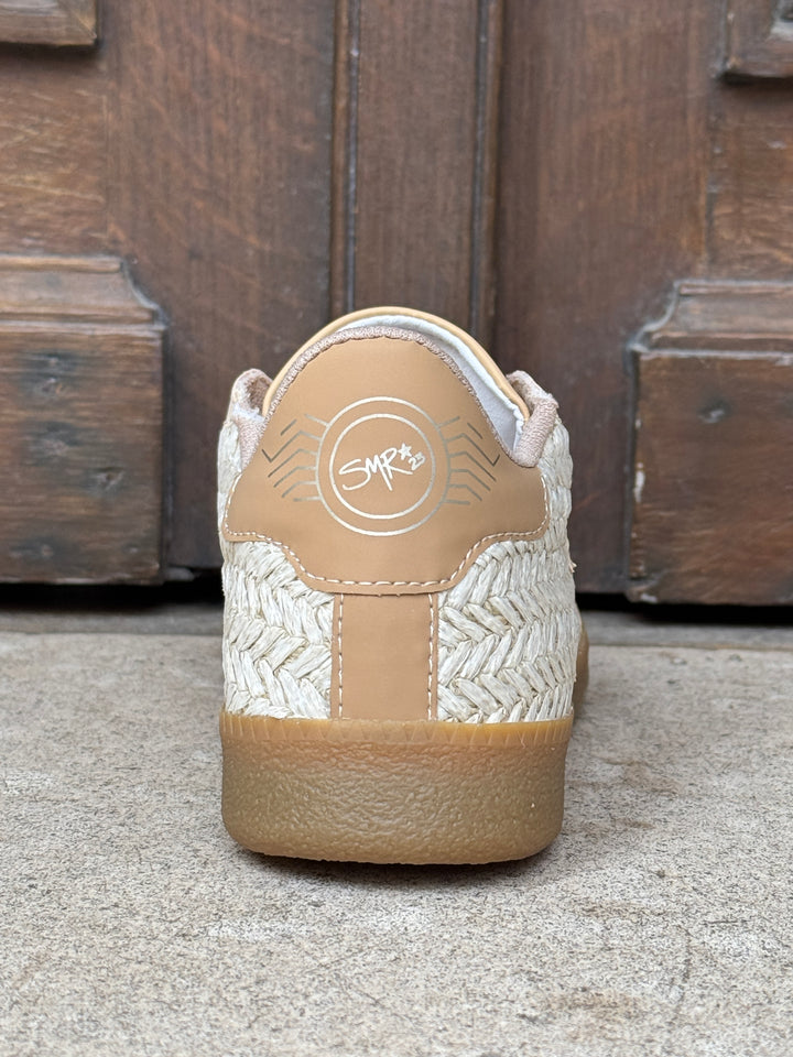 Basket en cuir beige EMILY D507 Semerdjian