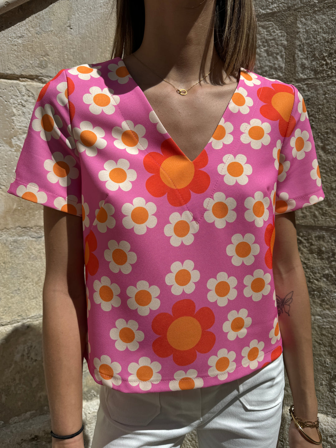 Top SEVENTIES n°36 fushia Seahorse