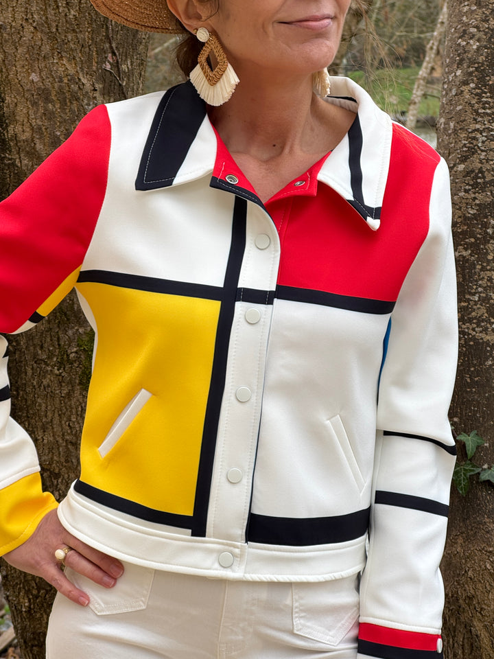 Weiße Jacke MONDRIAN Hippocampus