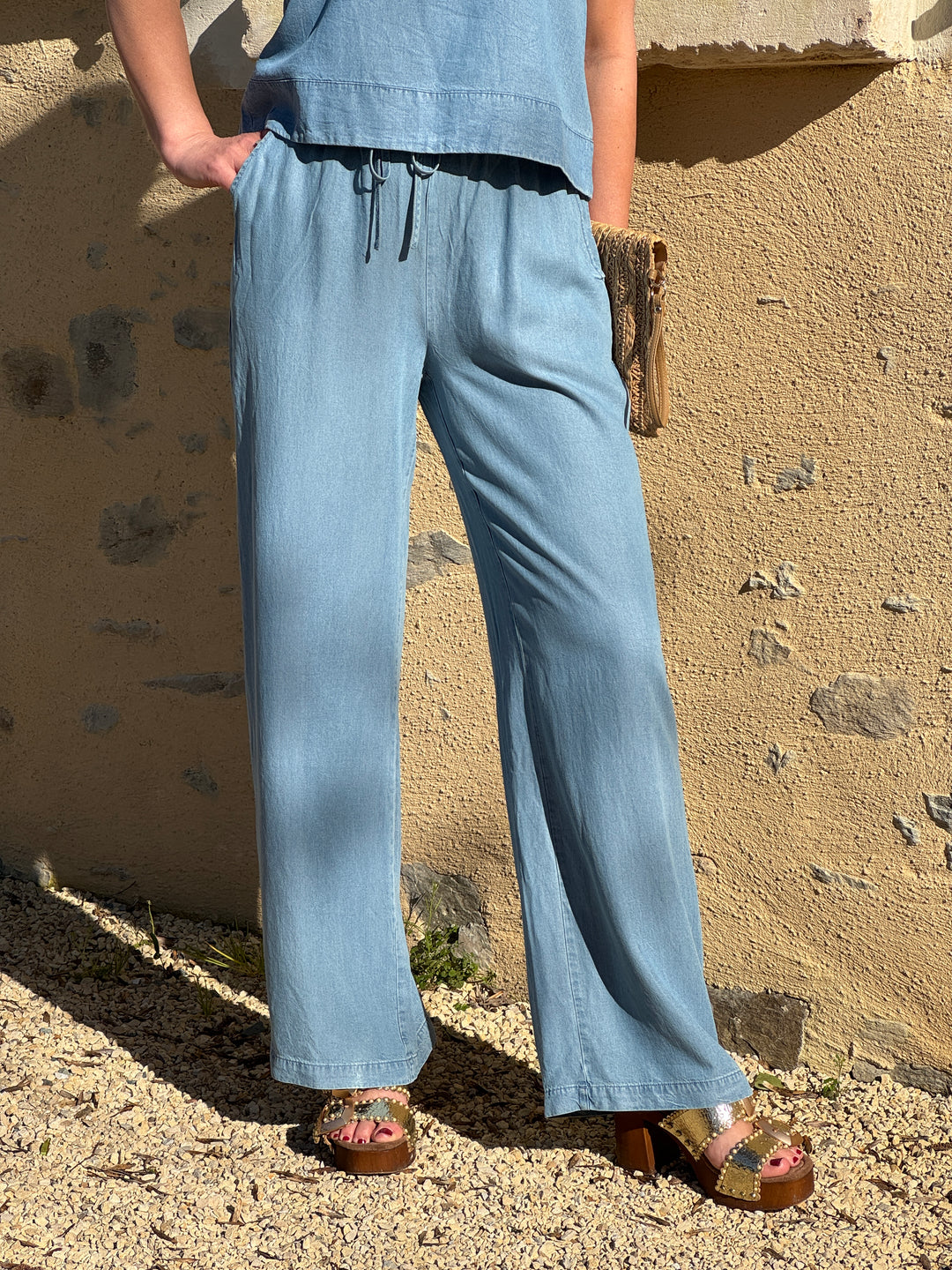 Pantalon stone lyocell POLTA La Petite Étoile