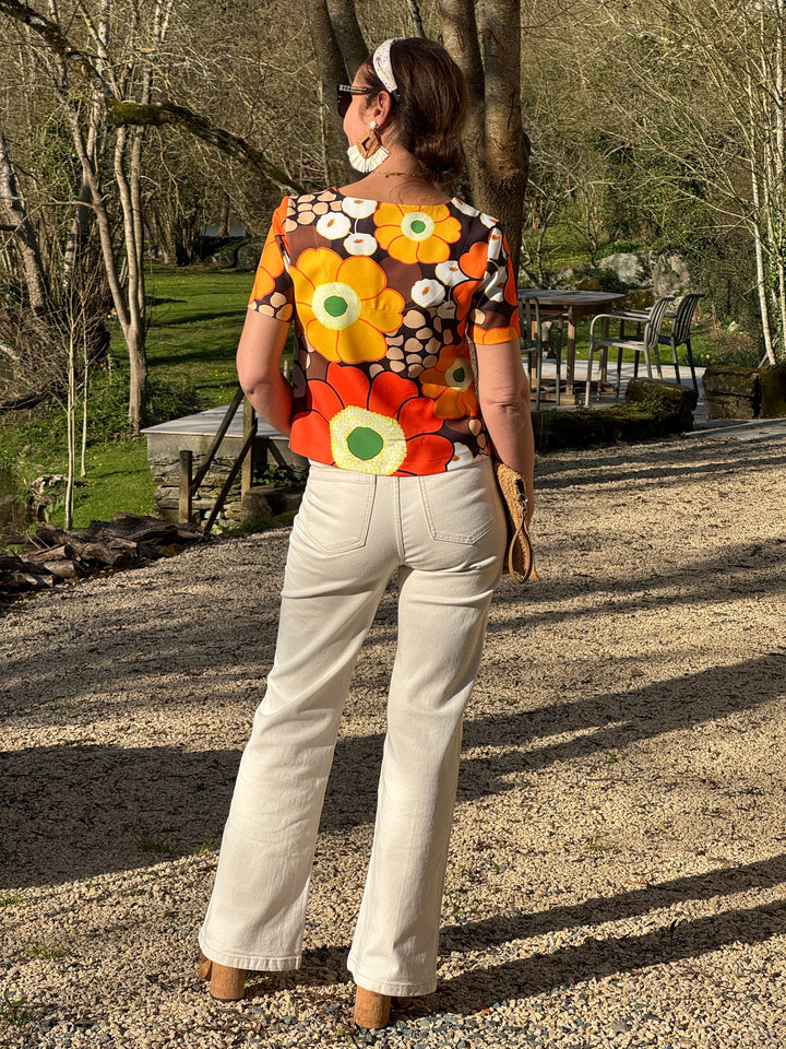 SEVENTIES Top No. 136 Brown Seahorse