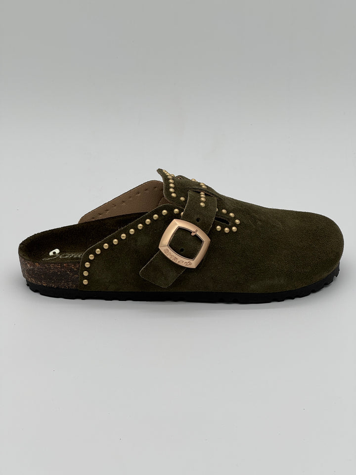 Sabots kaki safari AMELIA Semerdjian