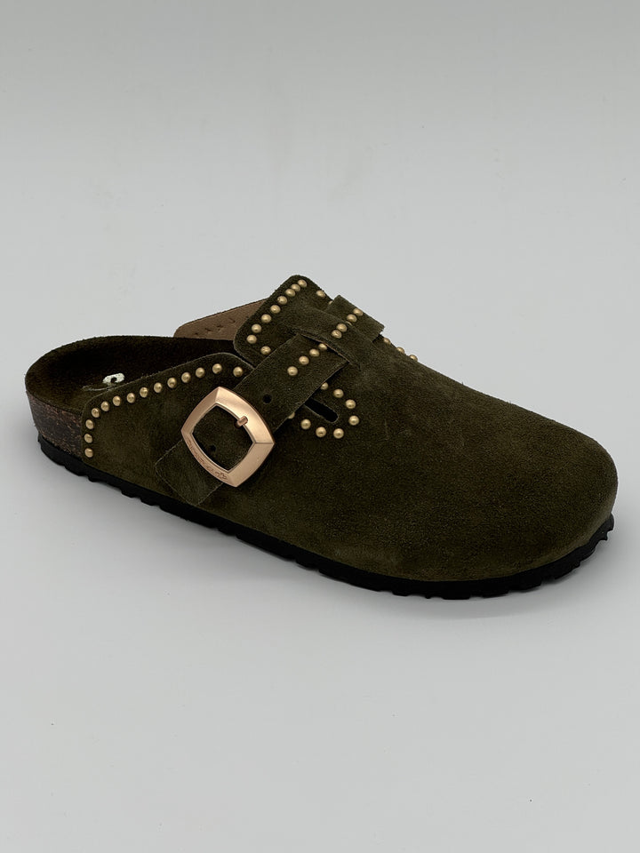 Sabots kaki safari AMELIA Semerdjian