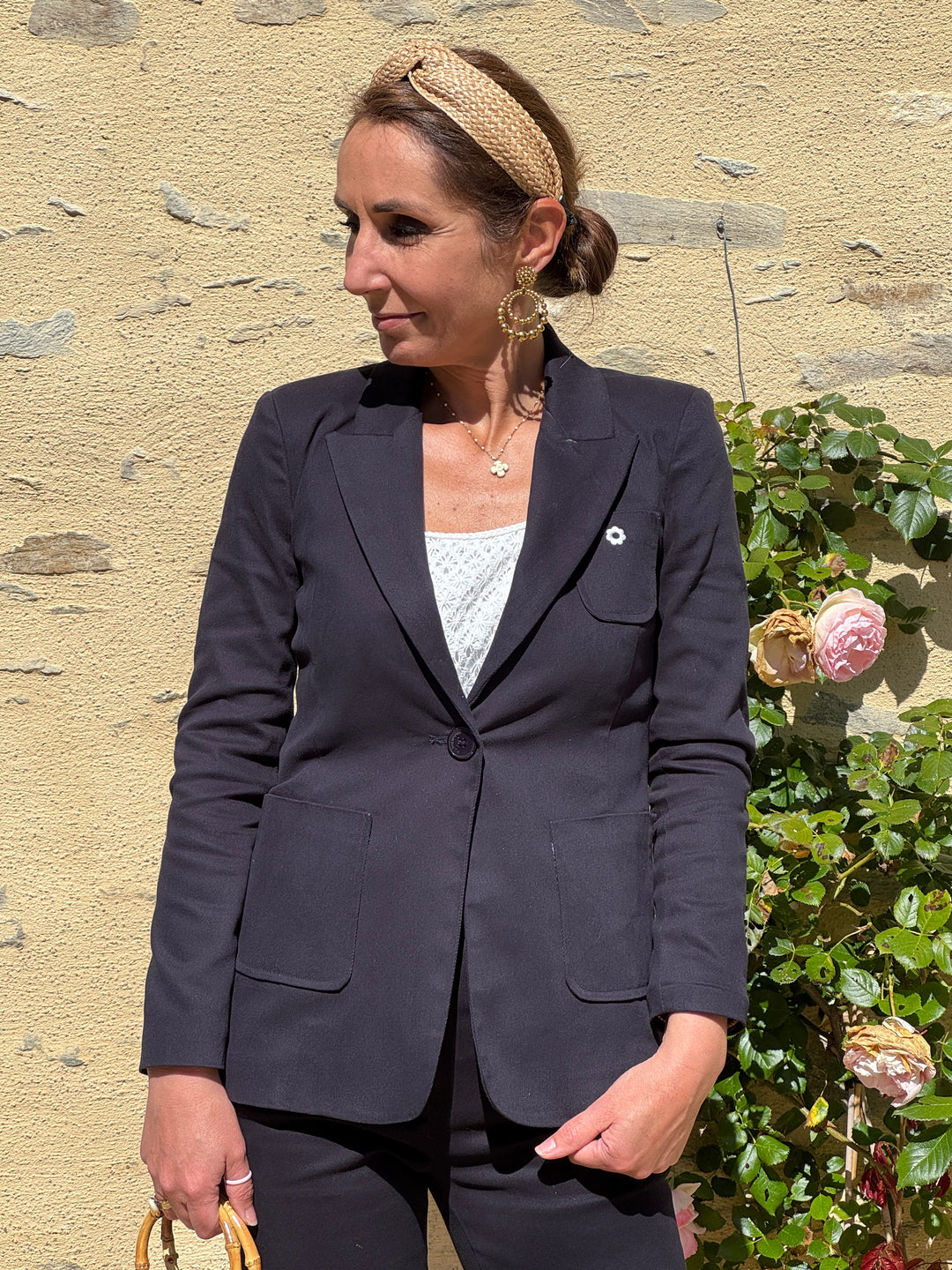 Veste marine WOOD STOCK DAISY Hippocampe