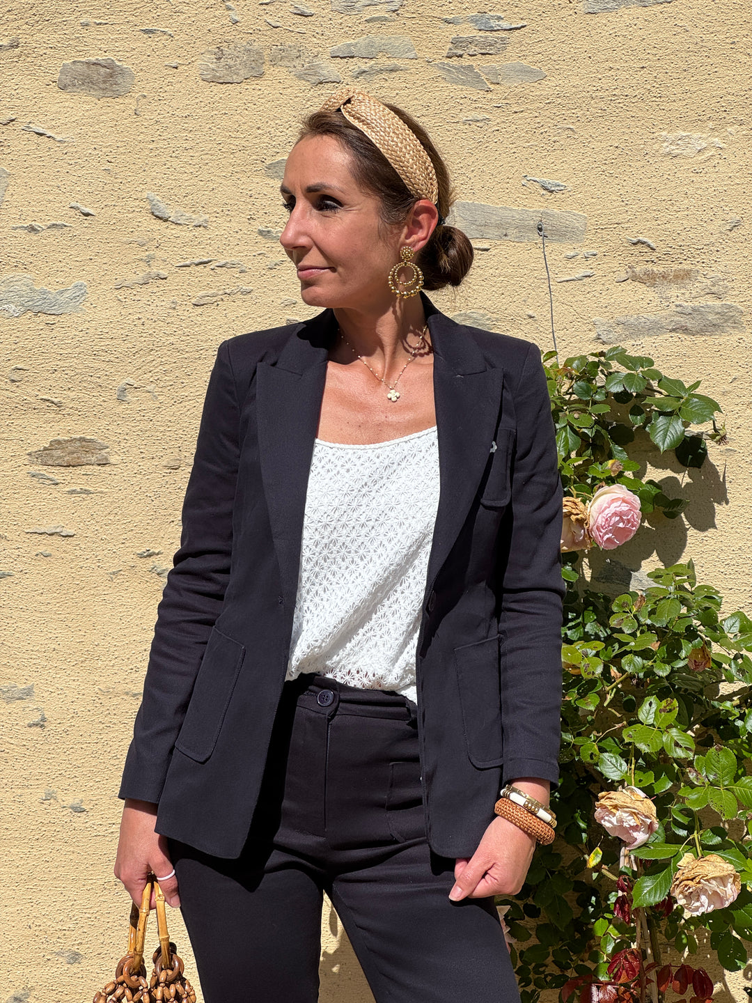 Veste marine WOOD STOCK DAISY Hippocampe