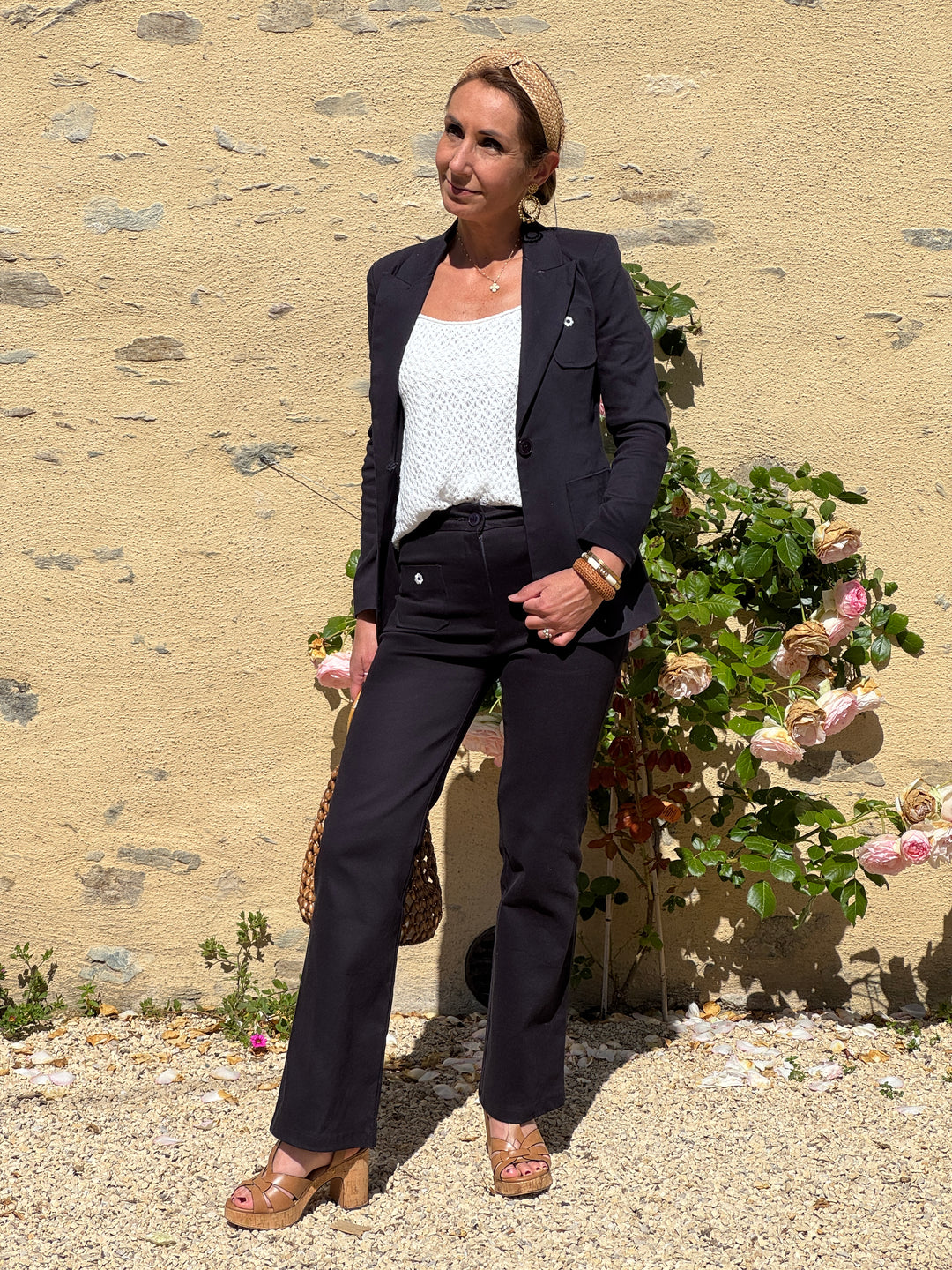 Veste marine WOOD STOCK DAISY Hippocampe