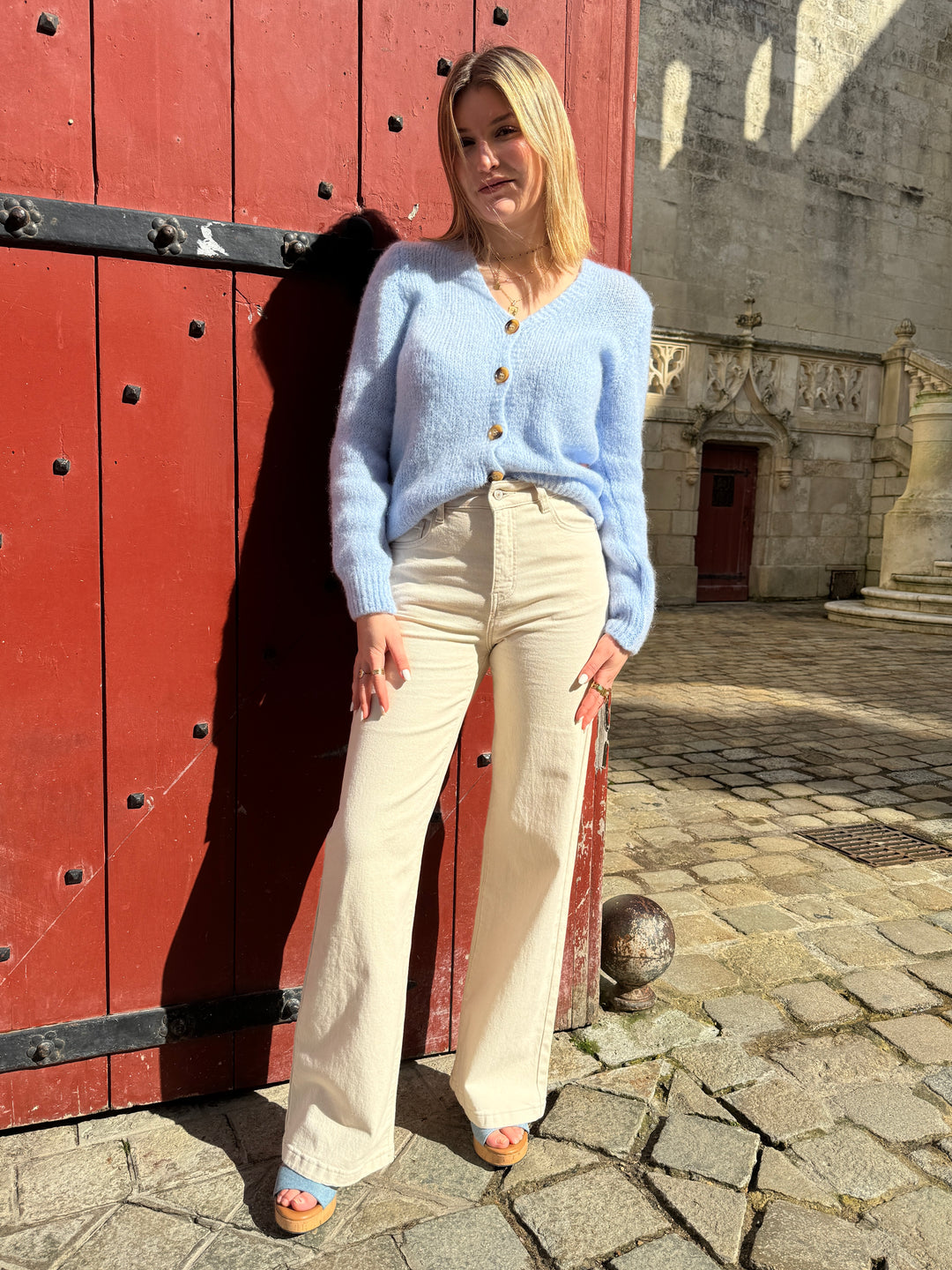 Jeans denim naturel long GABRIEL Oraije