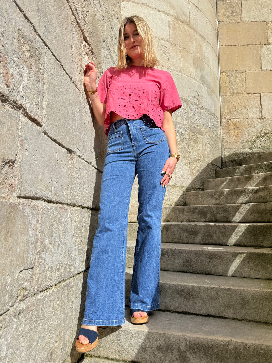 Jeans denim stone long GASPARD Oraije