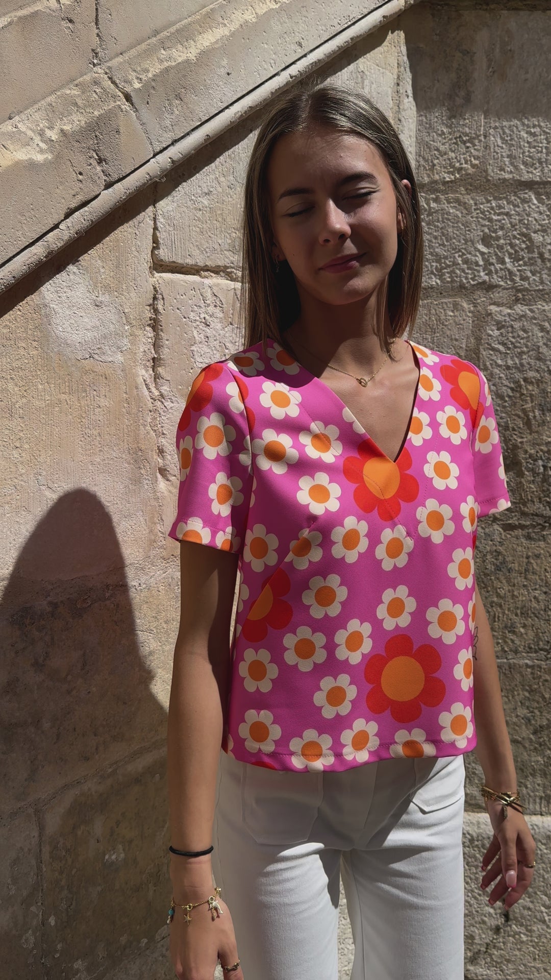Top SEVENTIES n°36 fushia Seahorse