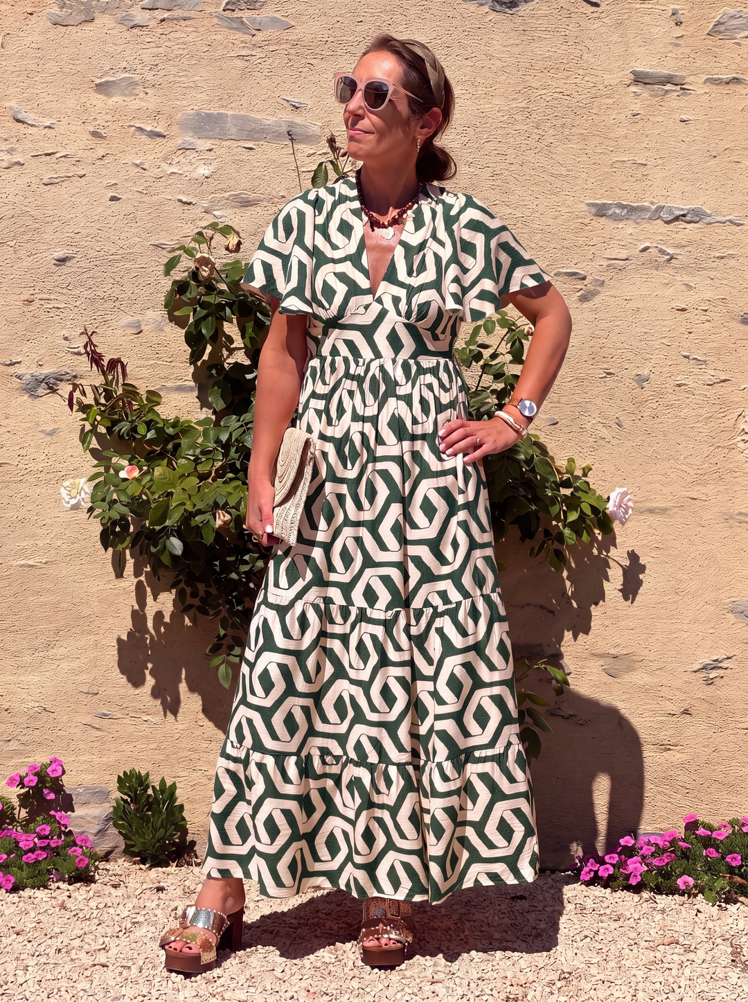 Robe ISLEY verte In April 1986